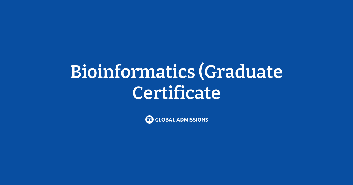 Bioinformatics (Graduate Certificate) at University of Lethbridge